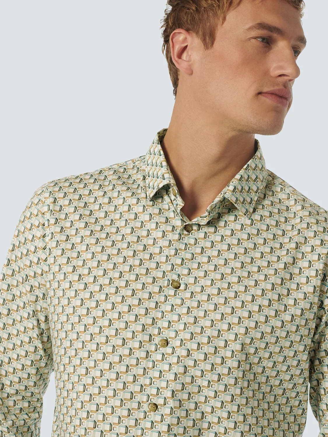 All Over Print Shirt: Mint