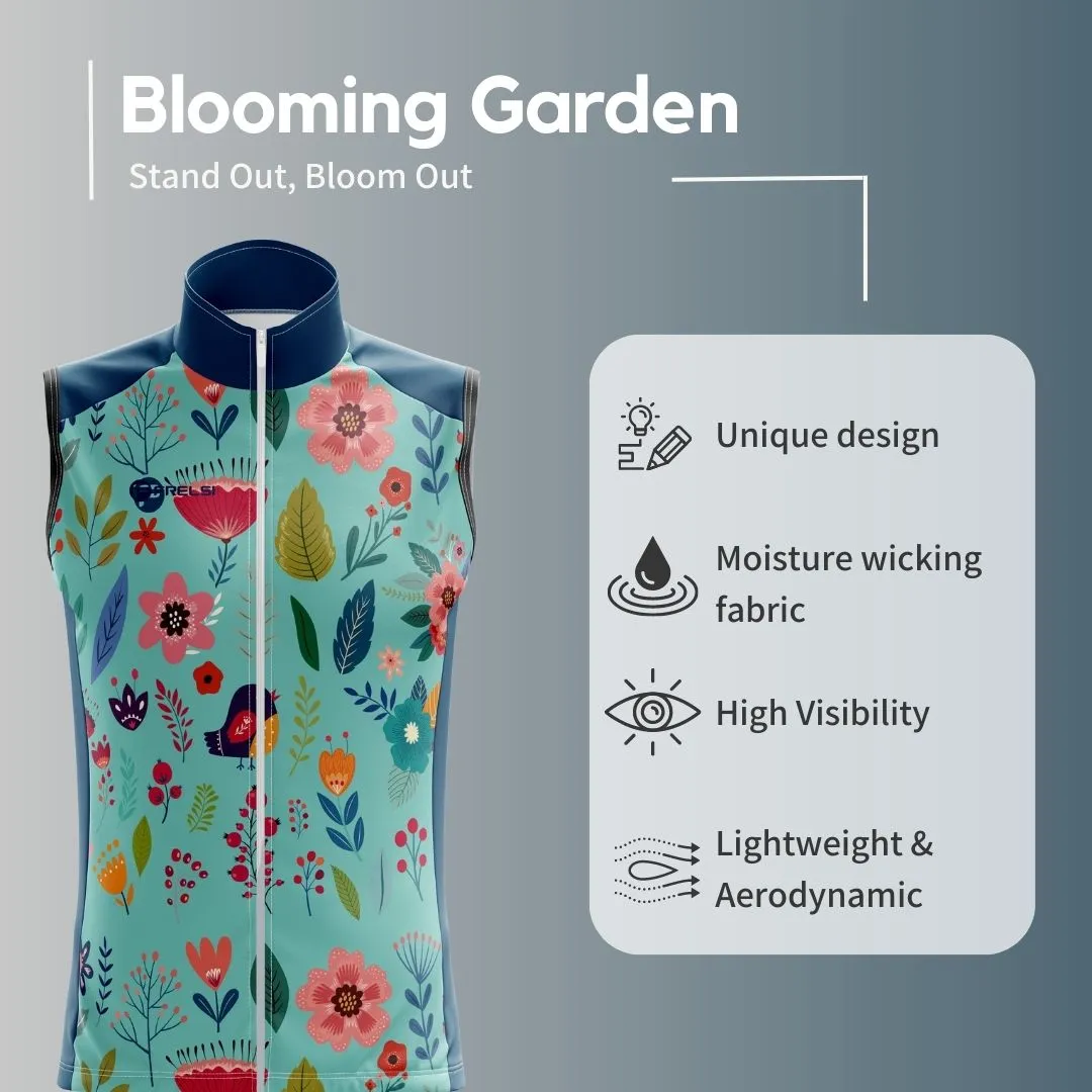 Blooming Garden | Sleeveless Cycling Jersey