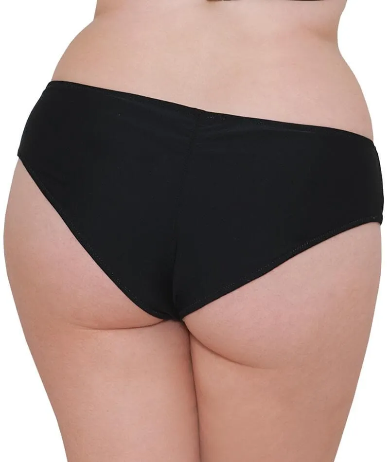 Curvy Kate Peachy Pairs Reversible Short - Black / Lime