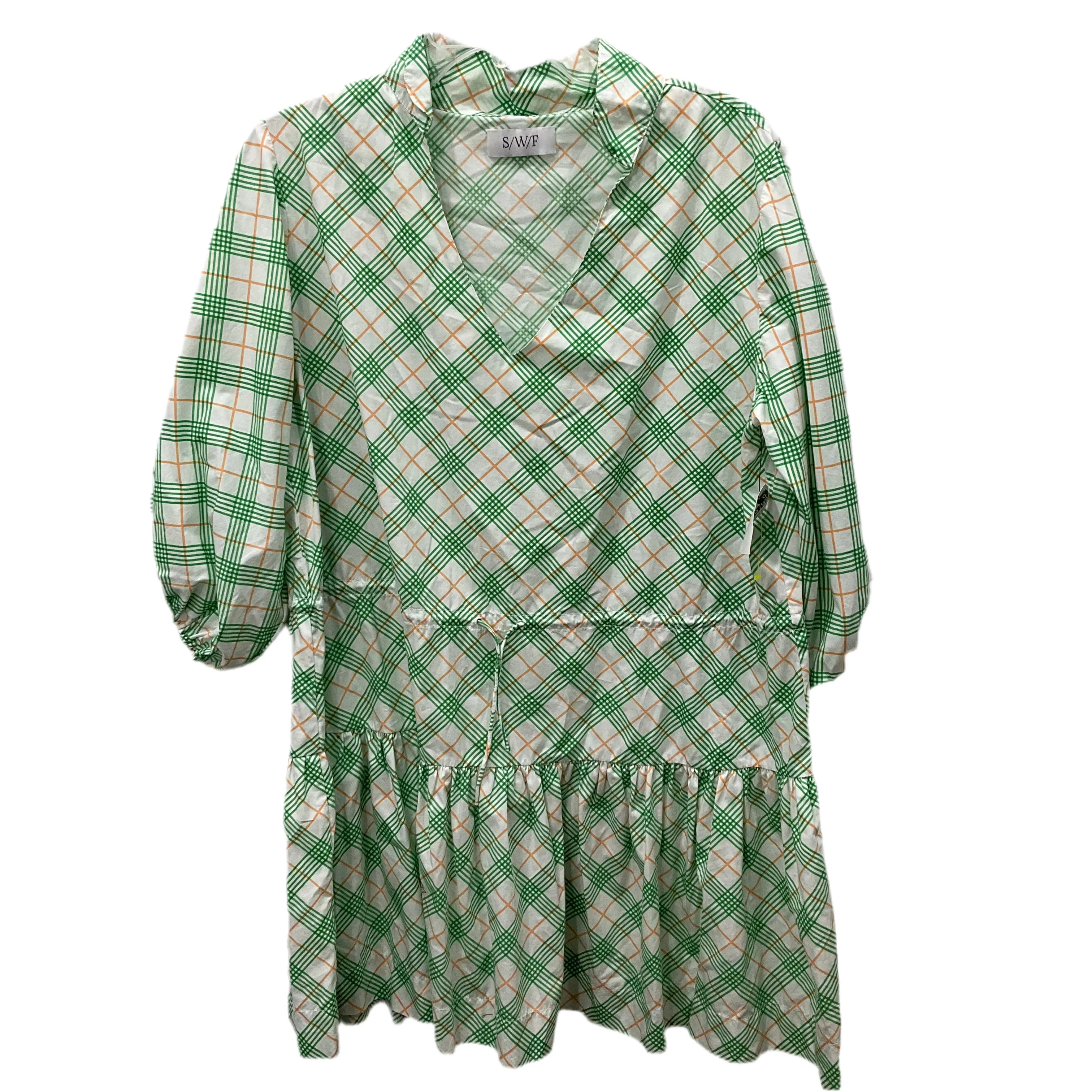 Dress Casual Midi By S/W/F In Striped Pattern, Size: M