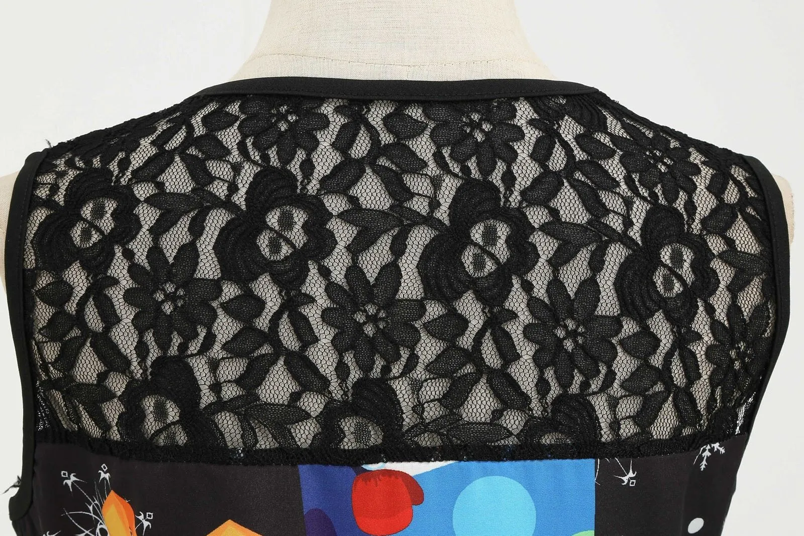 FashionSierra - 1950s Lace Sleeveless Women's Dress