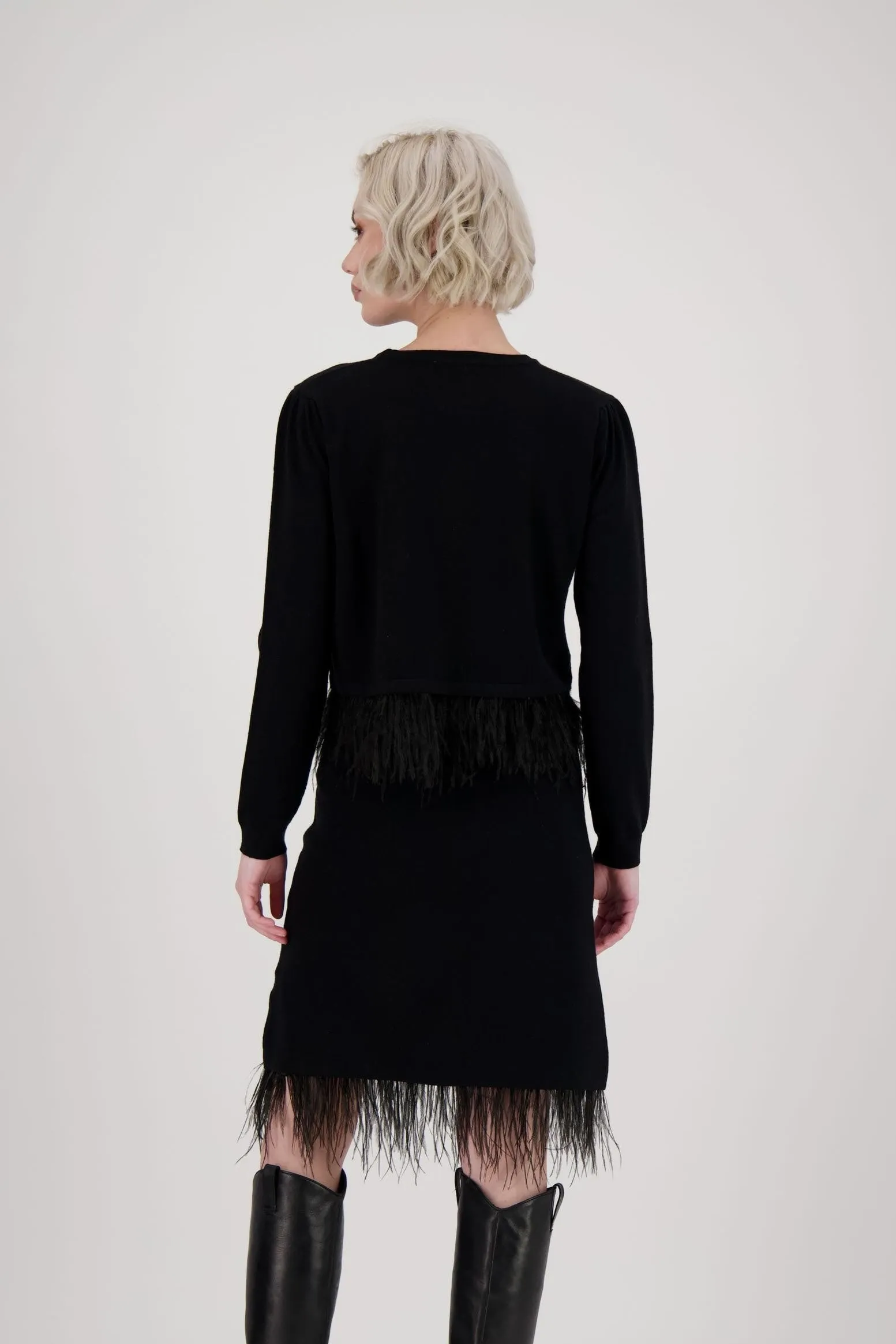 Feather Hem Sweater