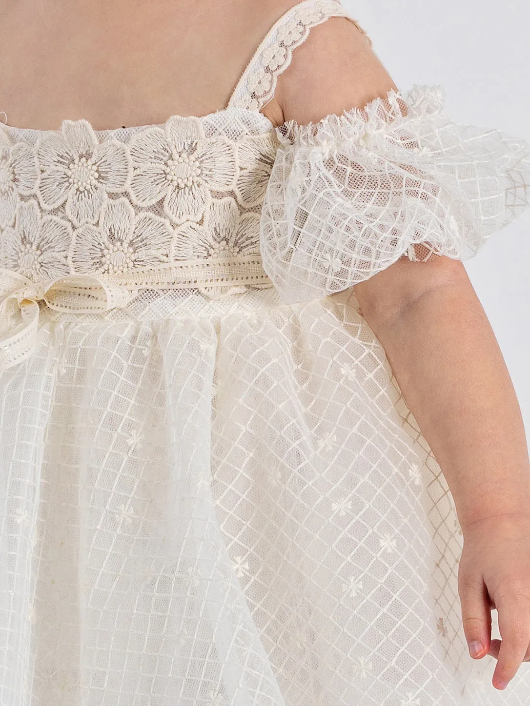 Girl's dress with asymmetric skirt-CHARM