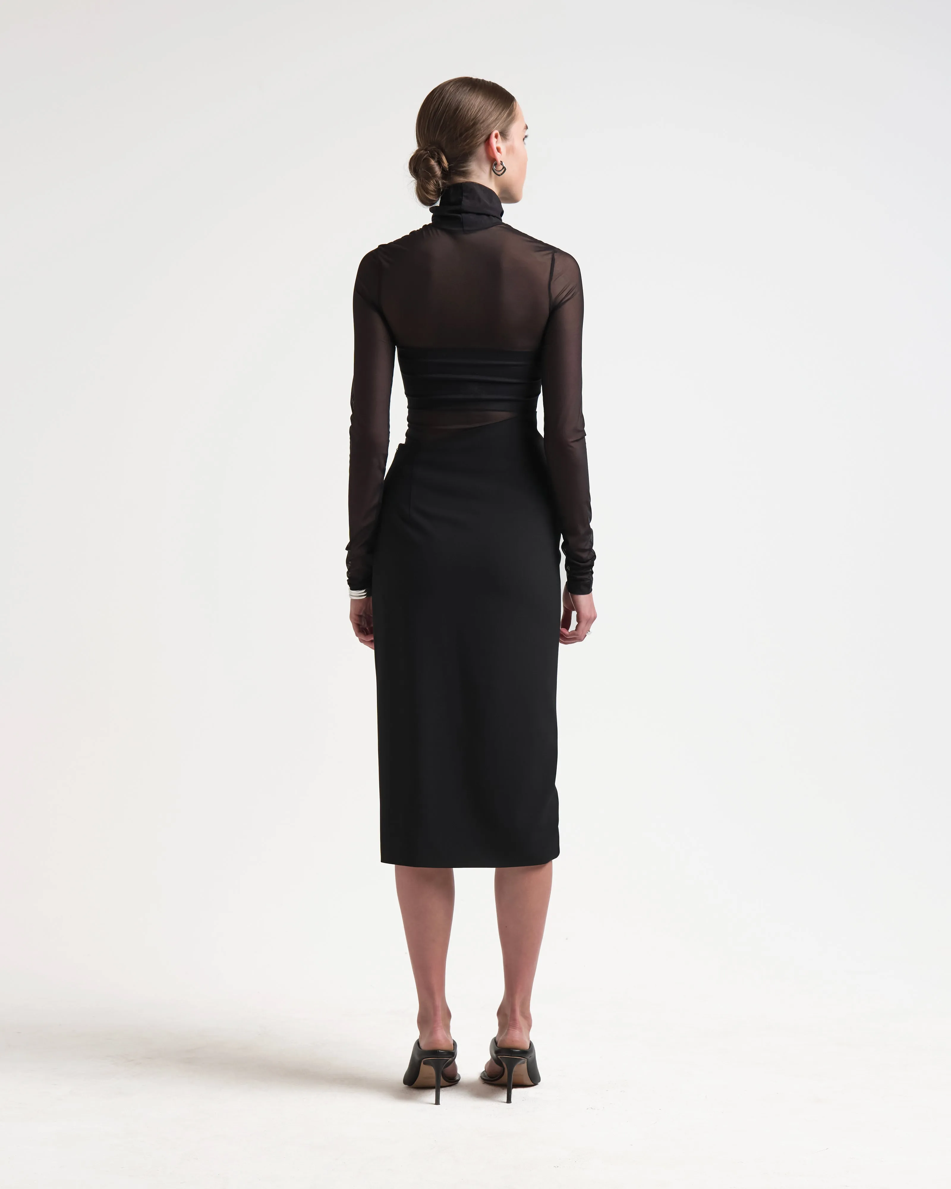 INSERT SKIRT - BLACK