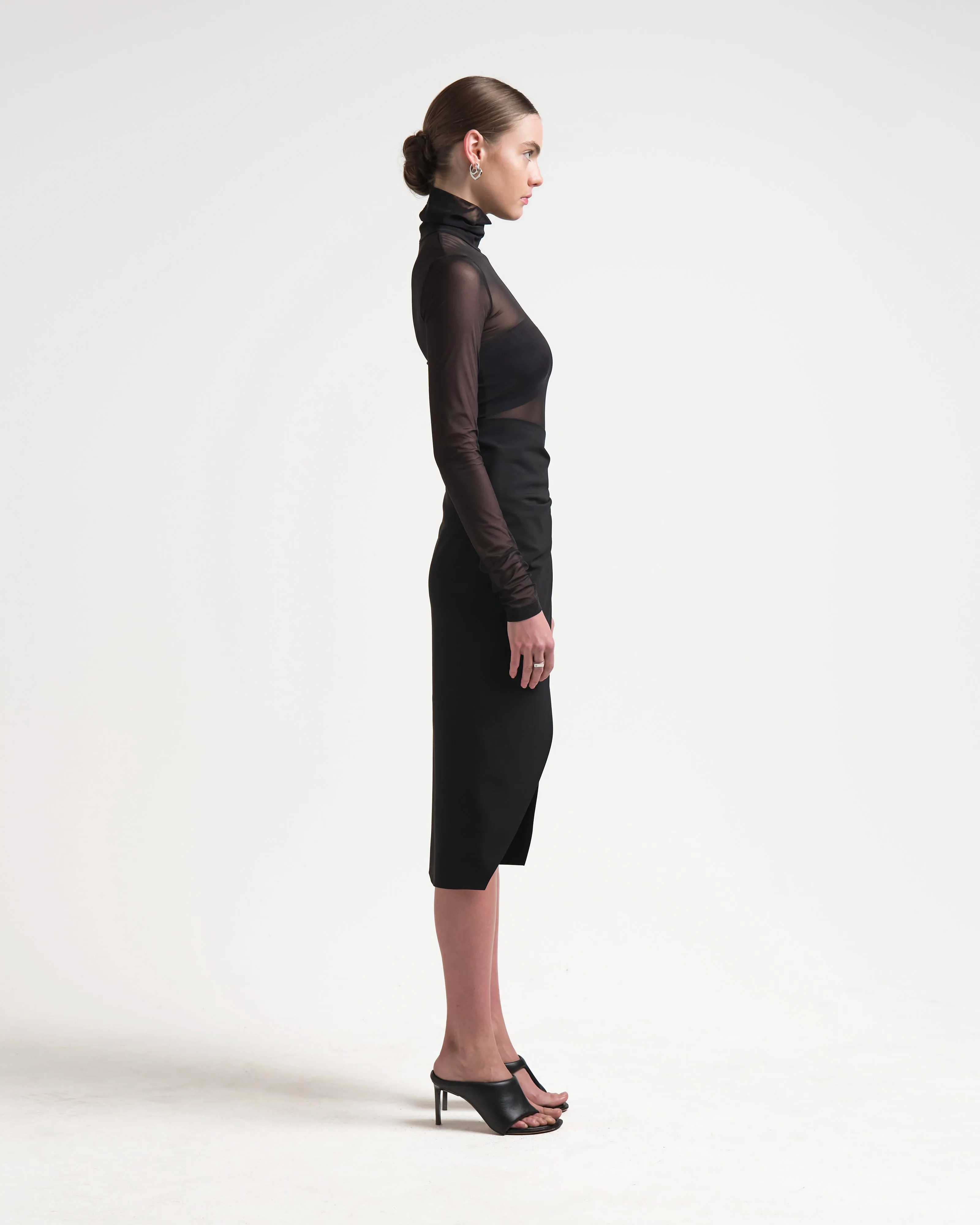INSERT SKIRT - BLACK