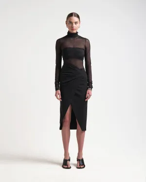 INSERT SKIRT - BLACK