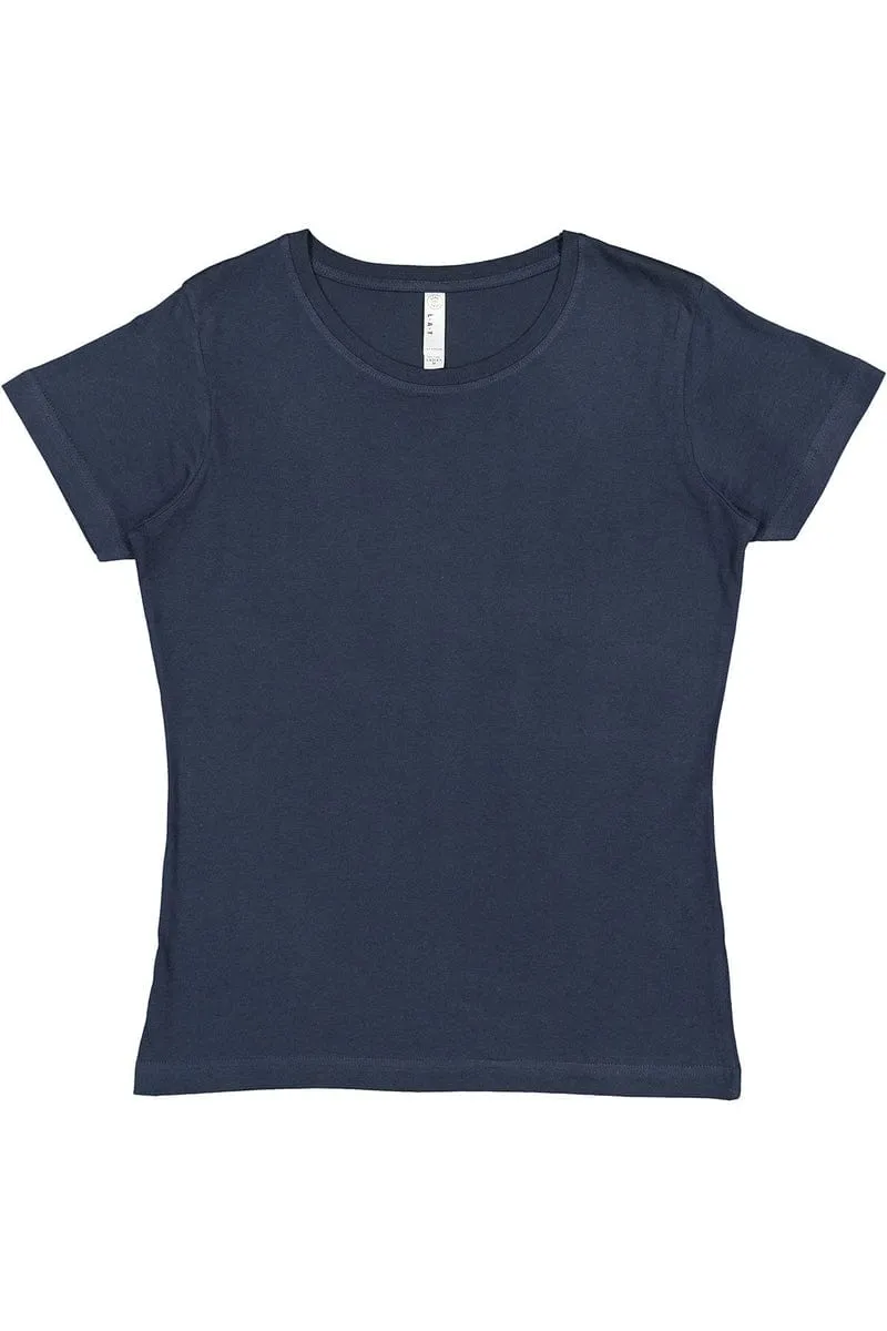 LAT 3516: Ladies' Fine Jersey T-Shirt, Traditional Colors