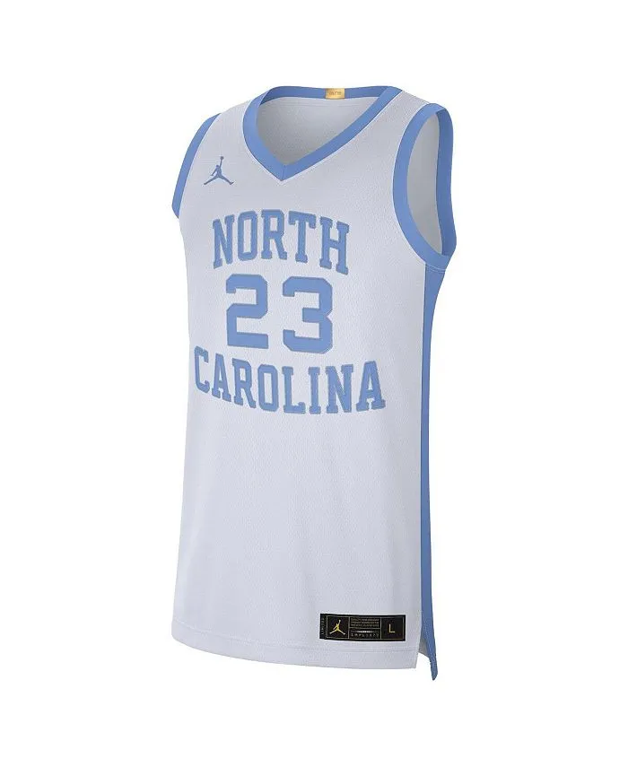 Men's Brand Michael Jordan White North Carolina Tar Heels Limited Retro Jersey, White