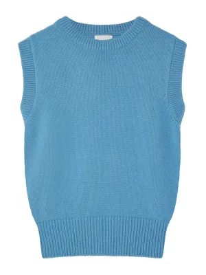Morning blue tank top
