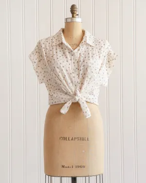 Raspberry Blooms Shirt