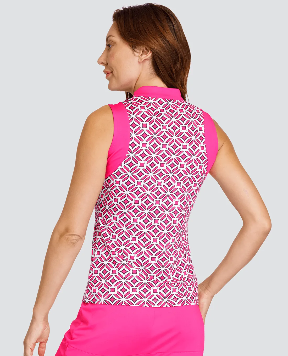 SIZE M - TAIL Zosia Sleeveless Polo UPF50  Labyrinth
