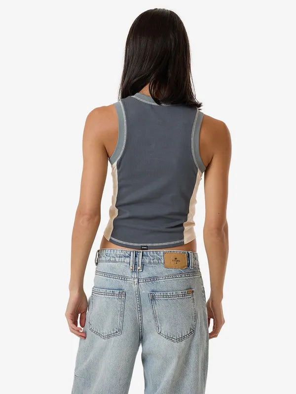 THRILLS Grip Curve Tank - DARK SLATE